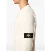 Pulovere Stone Island pentru Barbati - Pulovere Stone Island Stone Island Logo Badge Sweater WHITE Barbati (BM 18741198) - B-mall.ro