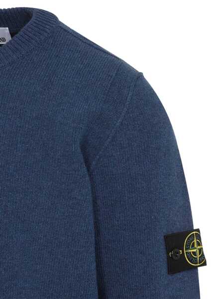 Pulovere Stone Island Stone Island Sweaters STEEL BLUE Barbati (BM 18741240) 3