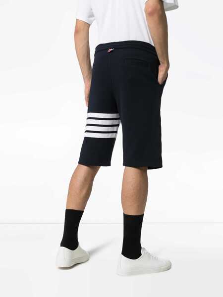 Pantaloni Thom Browne Thom Browne Shorts BLUE Barbati (BM 18741414) 4