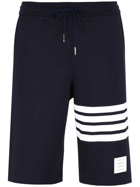 Pantaloni Thom Browne Thom Browne Shorts BLUE Barbati (BM 18741414) 1