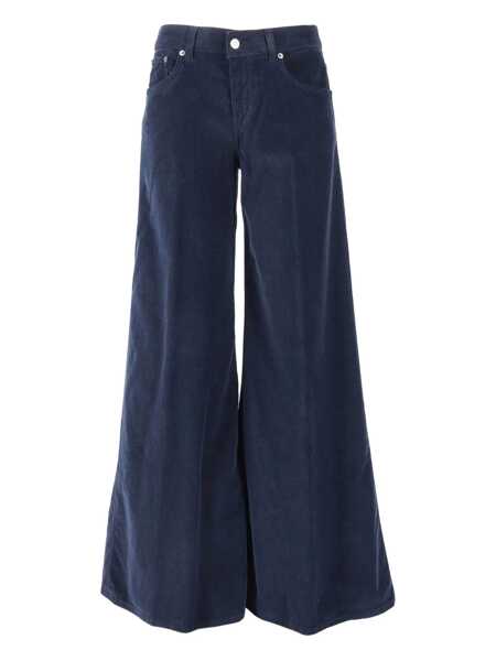 Blugi drepti Dondup MARLEN PANTS Blue Femei (BM 18741633) 1