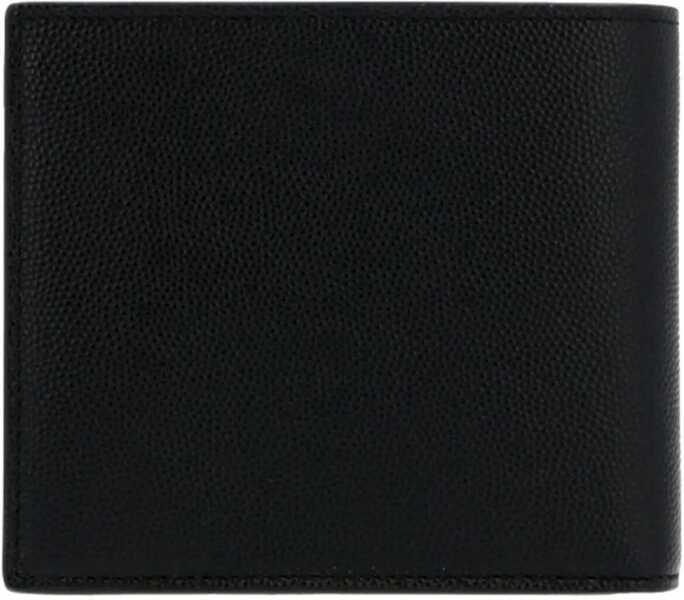 Portofele Saint Laurent Leather Wallet NERO Barbati (BM 18742354) 2