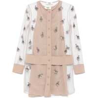 Rochii casual Tulle Dress With Embroidery Femei