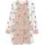 Fendi Tulle Dress With Embroidery NUDE