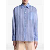 Imbracaminte Dama pagina 229 - Bluze ETRO Striped Cotton Shirt BABY BLUE Femei (BM 18742438) - B-mall.ro