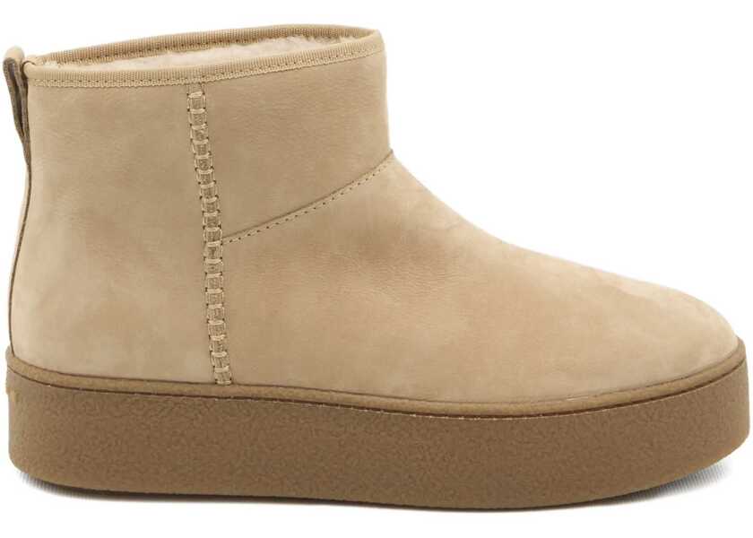 Incaltaminte Hogan Shearling Ankle Boots BEIGE Femei (BM 18742468) 1