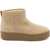 Hogan Shearling Ankle Boots BEIGE