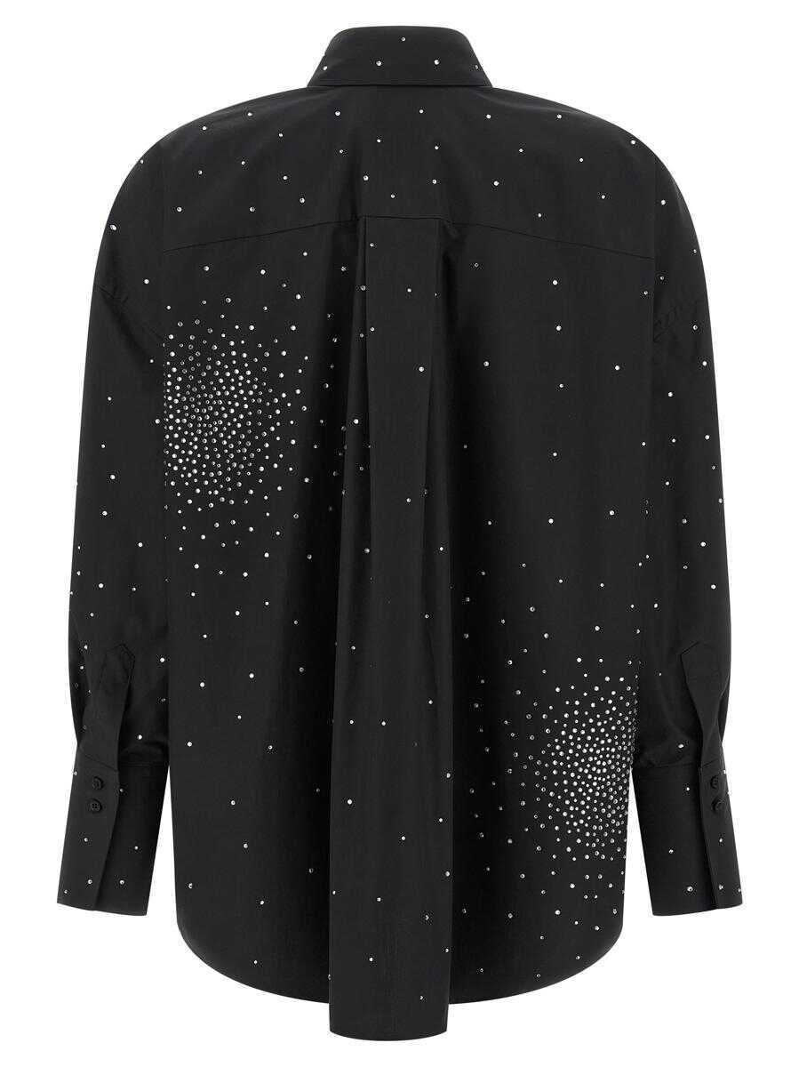Camasi GIUSEPPE DI MORABITO Giuseppe Di Morabito Rhinestone Shirt Black Femei (BM 18742854) 2