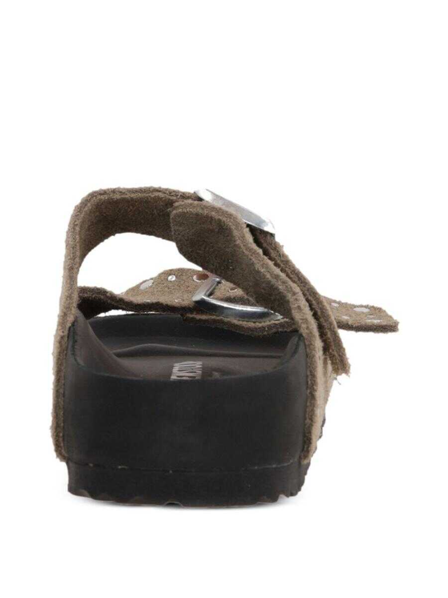 Sandale Birkenstock Birkenstock Arizona Slippers Beige Femei (BM 18742932) 4