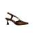 LA ROSE La Rose Moritz Pointed Pumps CAOBA
