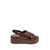 LA ROSE La Rose Maui Platform Wooden Sandal CAOBA
