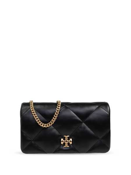 Portofele Tory Burch Tory Burch Kira Diamond Wallet On Chain Black Femei (BM 18743025) 1
