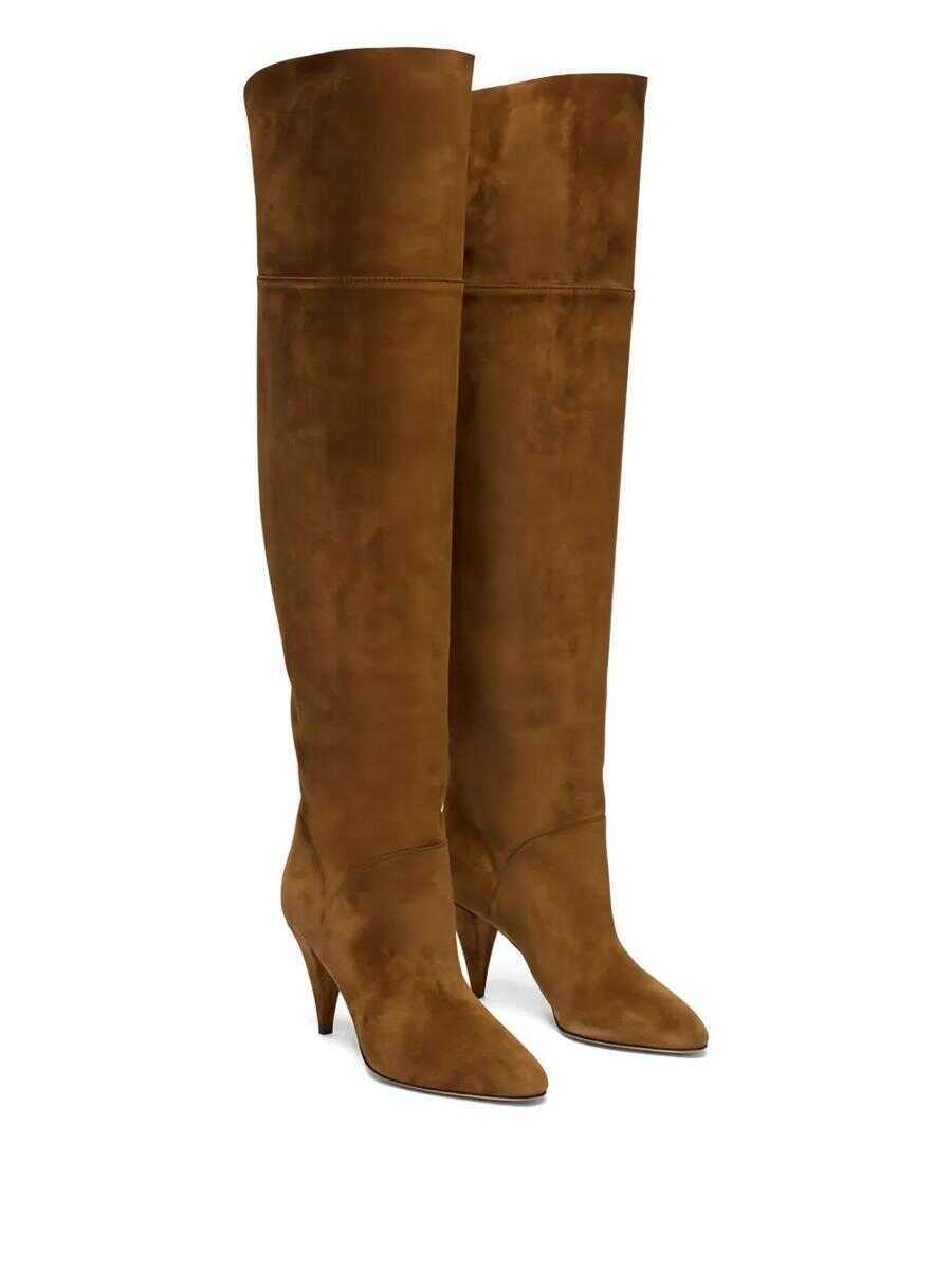 Bocanci Casadei Casadei Venus Nomad Saddle Boots Shoes Beige Femei (BM 18743118) 2