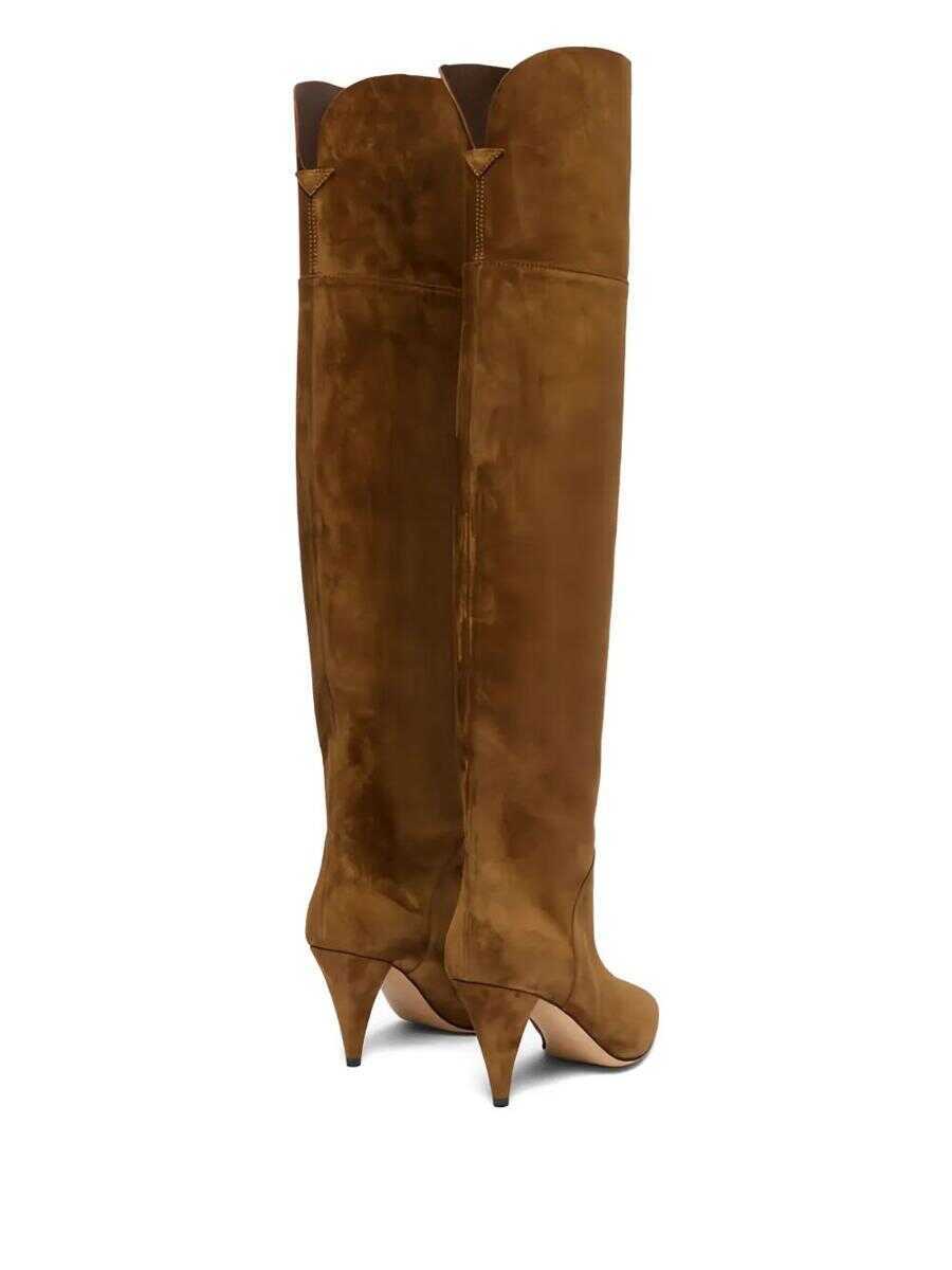 Bocanci Casadei Casadei Venus Nomad Saddle Boots Shoes Beige Femei (BM 18743118) 3