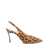 Casadei Casadei "Blade" Malaysia Sling Back Shoes BROWN