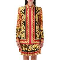Camasi Versace Versace Barocco Silk Shirt