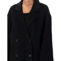 Imbracaminte Dama pagina 309 - Paltoane Loulou Studio Loulou Studio Borneo Coat Black Femei (BM 18743514) - B-mall.ro