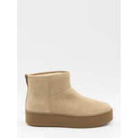 Bocanci Shearling Ankle Boots Femei