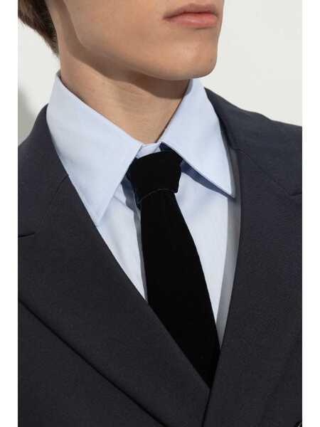 Cravate Giorgio Armani Giorgio Armani Woven Jacquard Tie Accessories BLUE Barbati (BM 18743667) 2