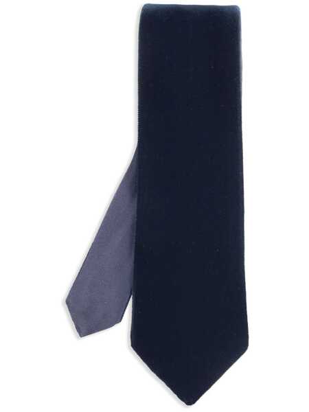 Cravate Giorgio Armani Giorgio Armani Woven Jacquard Tie Accessories BLUE Barbati (BM 18743667) 1
