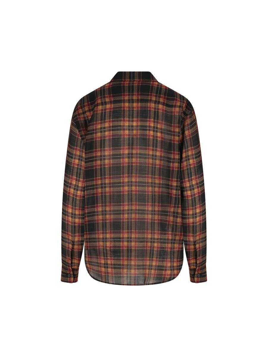 Camasi Saint Laurent Saint Laurent Shirts CASSANDRAS CHECKS Femei (BM 18743973) 2
