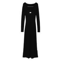 Rochii Diesel V-Neck Cut-Out Midi Dress Femei