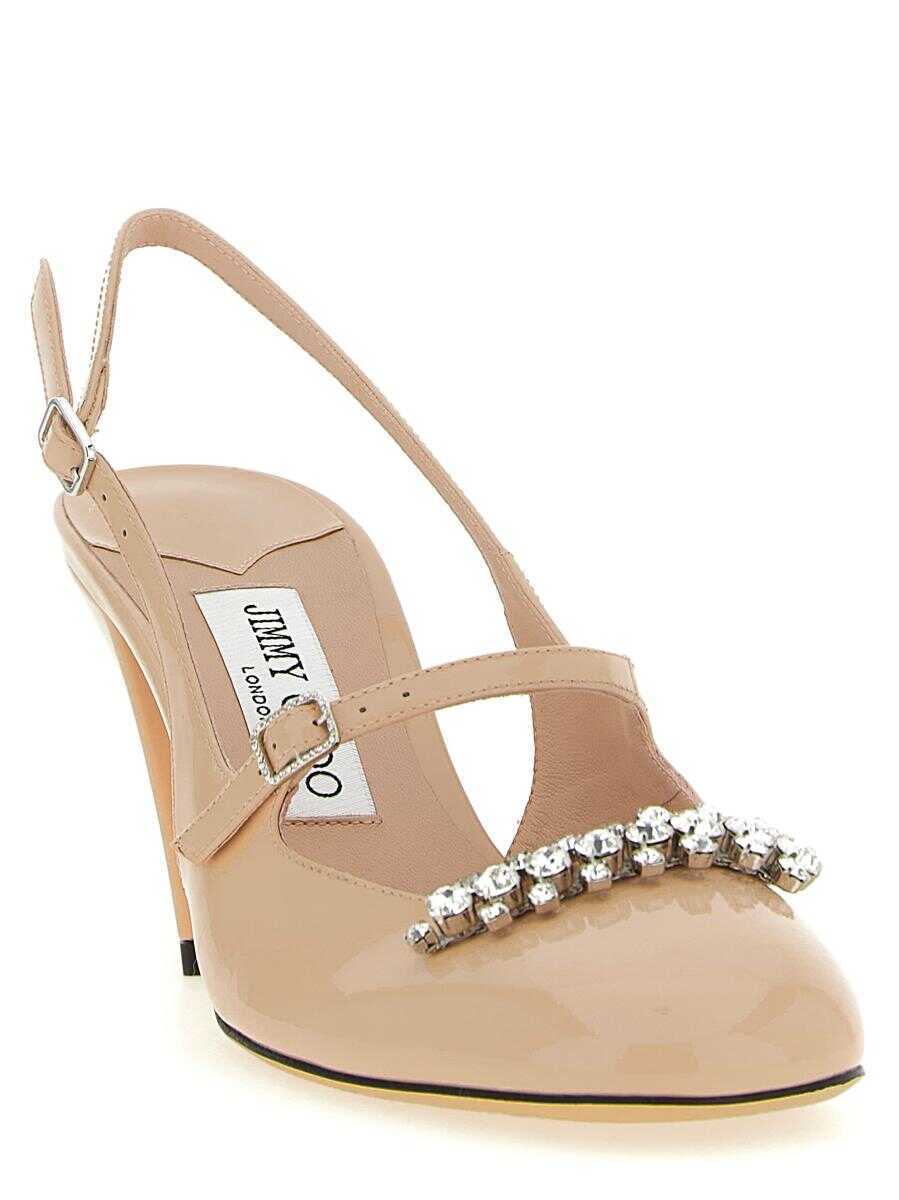 Pantofi cu toc Jimmy Choo Jimmy Choo Belinda Slingback PINK Femei (BM 18744390) 2