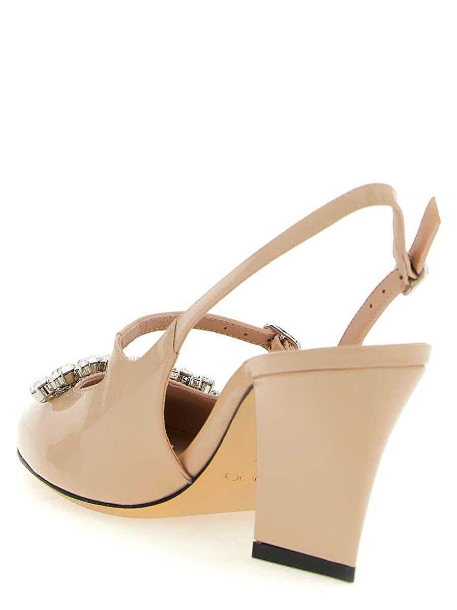 Pantofi cu toc Jimmy Choo Jimmy Choo Belinda Slingback PINK Femei (BM 18744390) 3