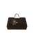 Dolce & Gabbana Brown Handbag With Removable Shoulder Strap And Padlock Charm On The Front In Suede Woman BROWN