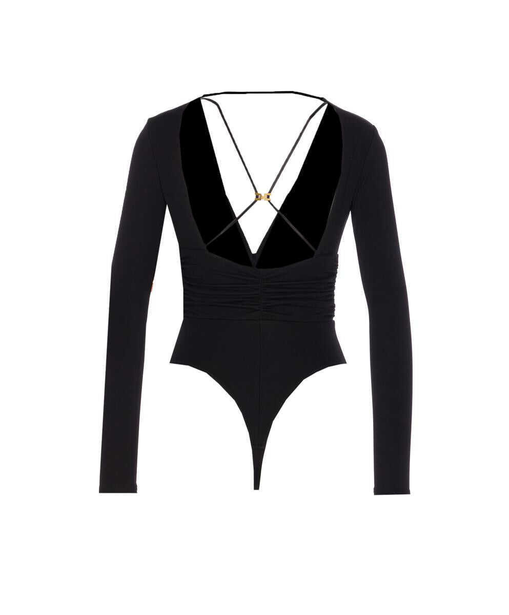 Topuri Elisabetta Franchi Elisabetta Franchi Top Black Femei (BM 18744555) 2