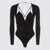 Elisabetta Franchi Elisabetta Franchi Black Viscose Bodysuit Black
