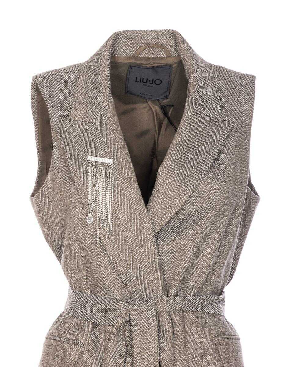 Geci Liu Jo Liu Jo Jackets GREY Femei (BM 18744690) 4