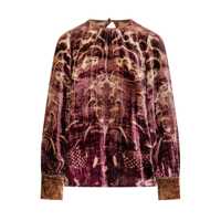 Bluze Pierre-Louis Mascia Pierre-Louis Mascia Velvet Blouse Femei