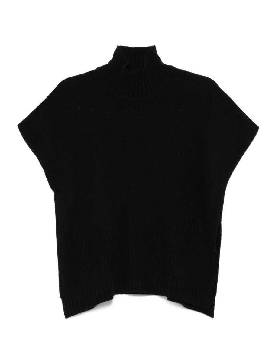 Pulovere ERMANNO FIRENZE Ermanno Firenze Wool Turtle-Neck Sweater Black Femei (BM 18744855) 1
