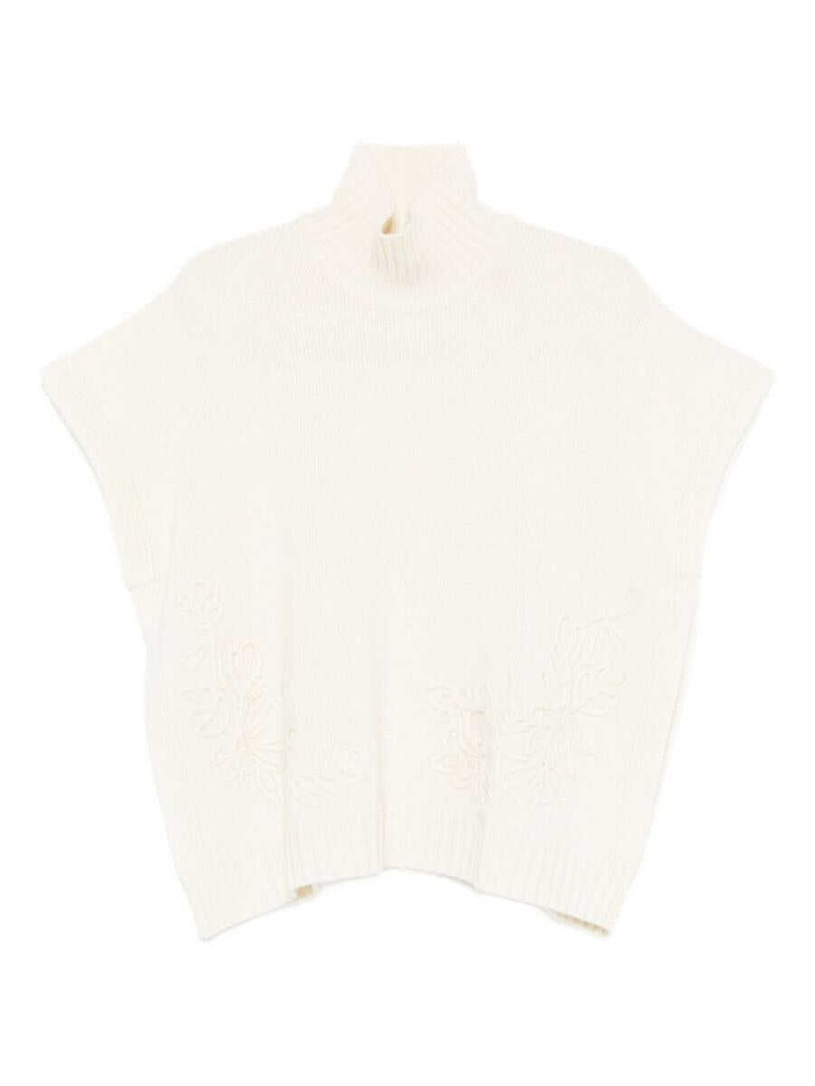 Pulovere ERMANNO FIRENZE Ermanno Firenze Wool Turtle-Neck Sweater Beige Femei (BM 18744897) 1