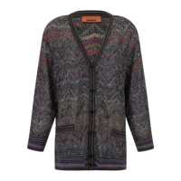Pulovere Missoni Zigzag Pattern Cardigan Femei