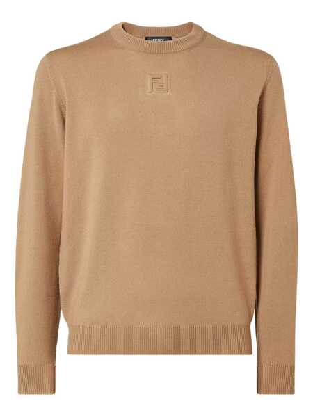 Pulovere Fendi Fendi Wool Sweater Beige Barbati (BM 18745218) 1