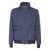 Herno Herno Melange-Effect Bomber Jacket BLUE