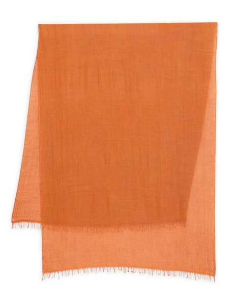 Esarfe Faliero sarti Faliero Sarti Scarf Orange Checked Scarf ORANGE Femei (BM 18745548) 1
