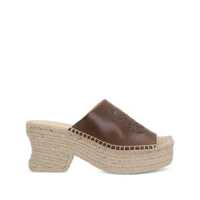 Pantofi cu toc Loewe x Paula's Ibiza Petal Vegetal Leather Mules Femei