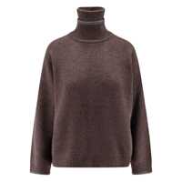 Pulovere Brunello Cucinelli Cashmere Turtle-Neck Sweater Femei