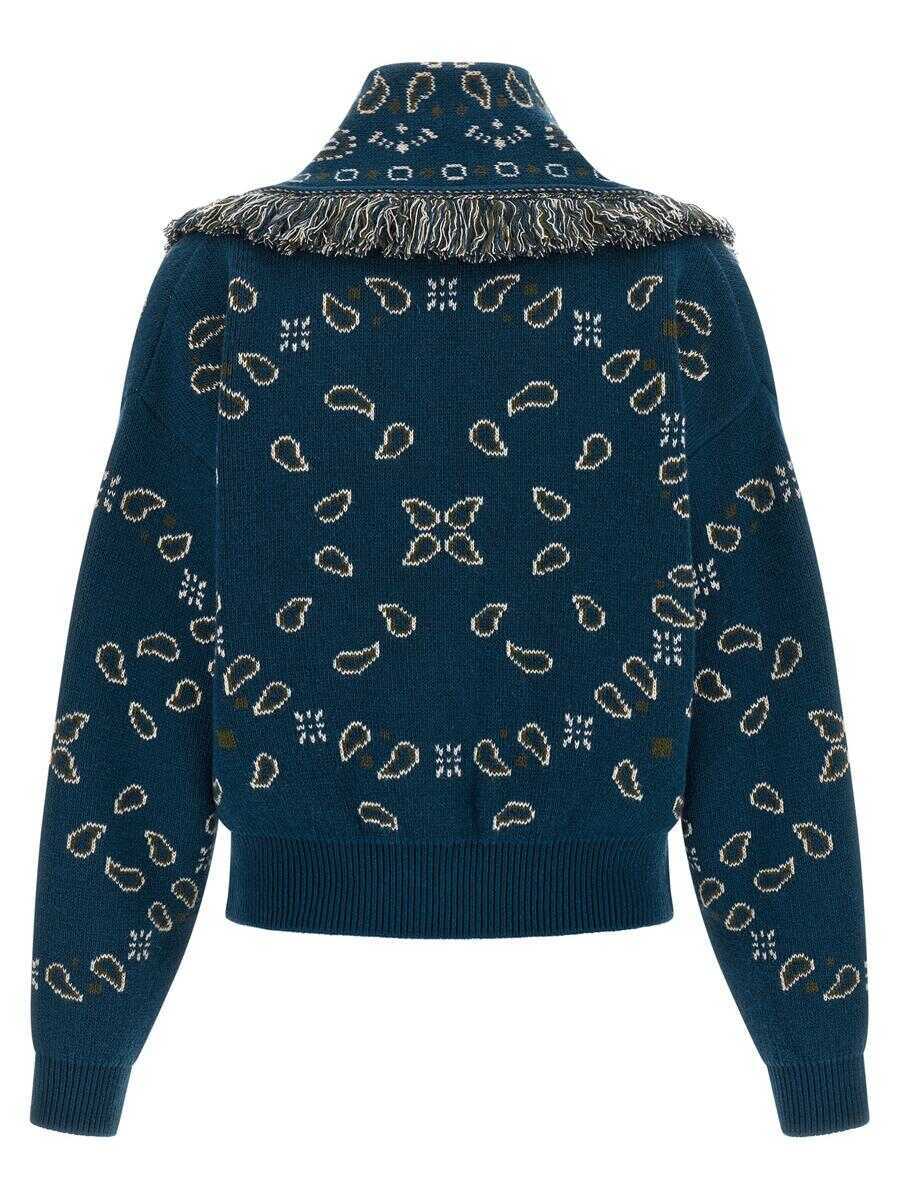 Pulovere ALANUI Alanui Bandana Thistle Bomber Cards MULTICOLOR Femei (BM 18745848) 2