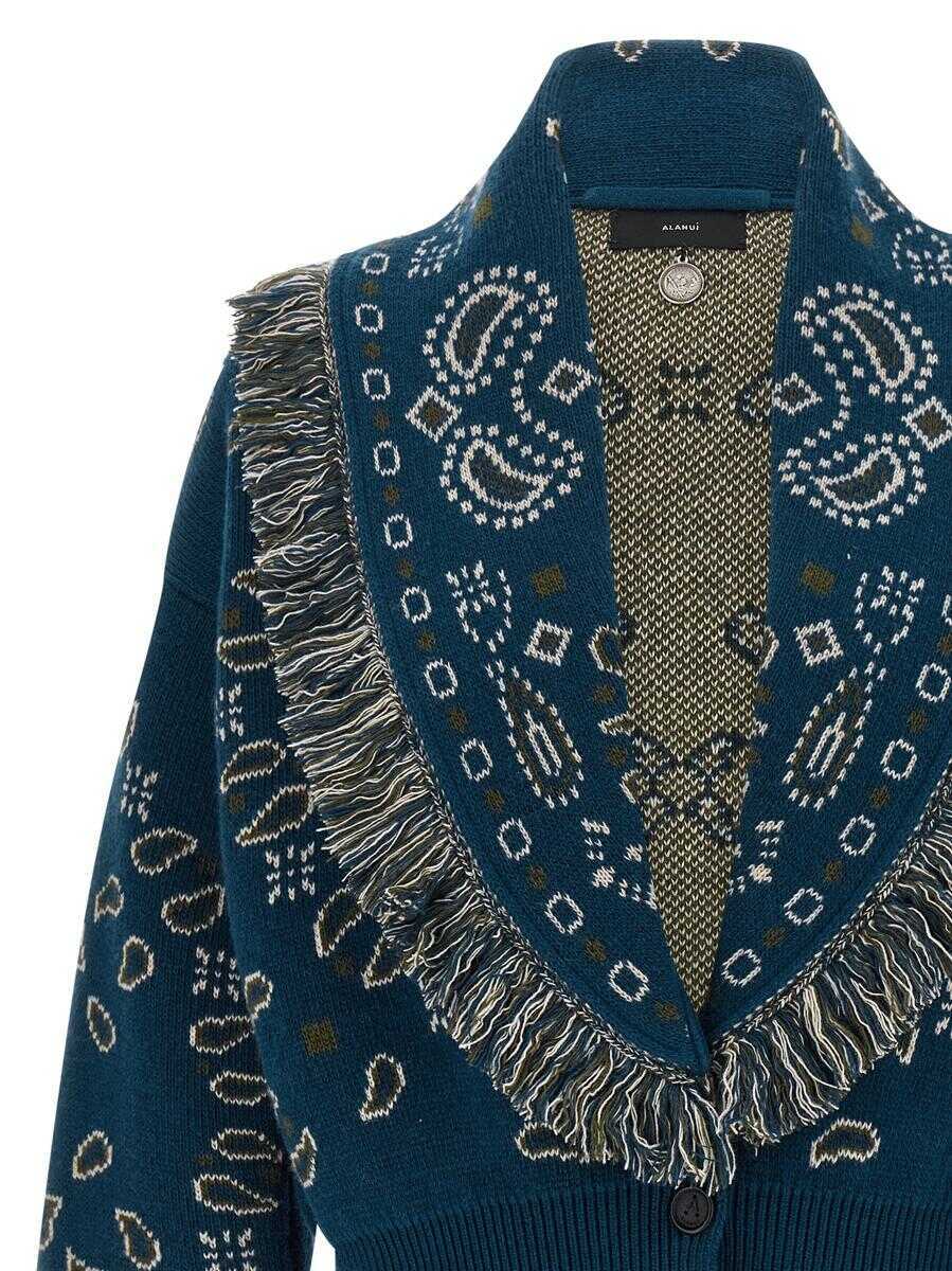Pulovere ALANUI Alanui Bandana Thistle Bomber Cards MULTICOLOR Femei (BM 18745848) 3