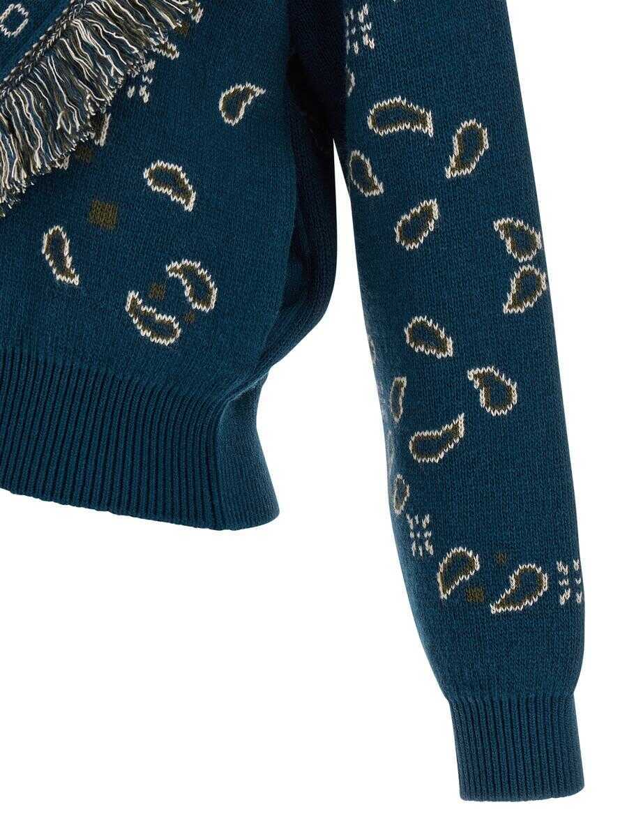 Pulovere ALANUI Alanui Bandana Thistle Bomber Cards MULTICOLOR Femei (BM 18745848) 4