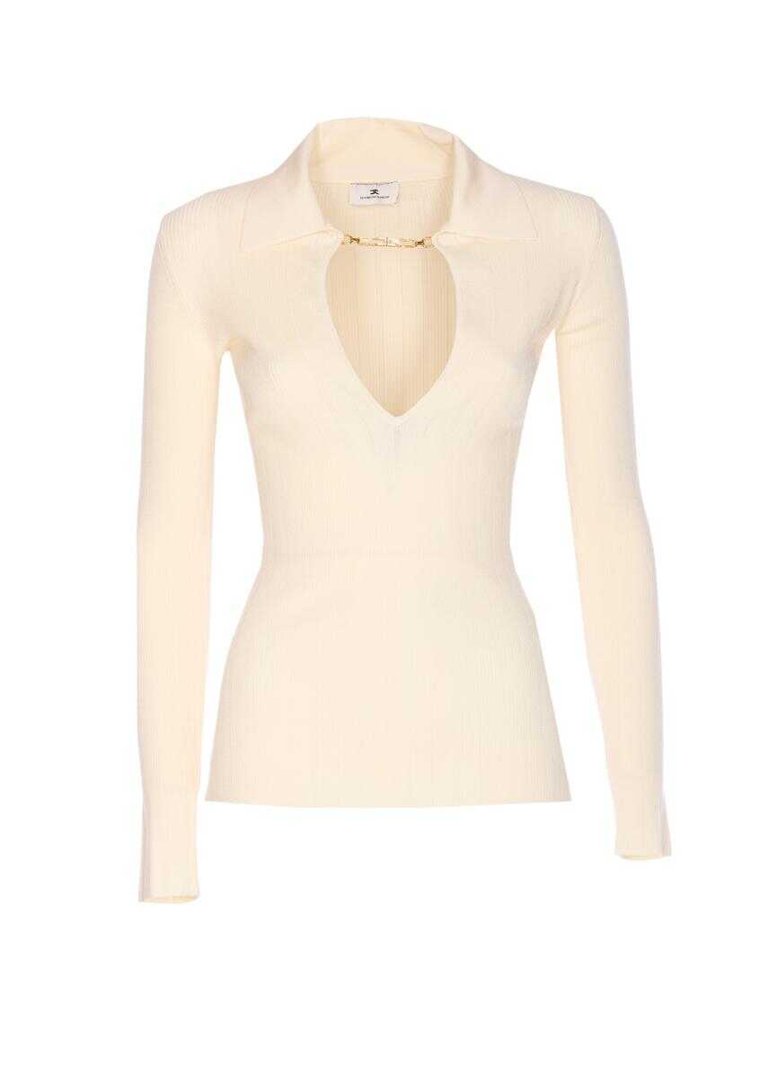 Pulovere Elisabetta Franchi Elisabetta Franchi Sweaters WHITE Femei (BM 18746067) 1