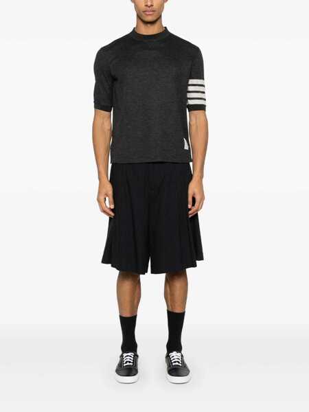 Topuri Thom Browne Thom Browne T-Shirts And Polos GREY Barbati (BM 18746079) 2