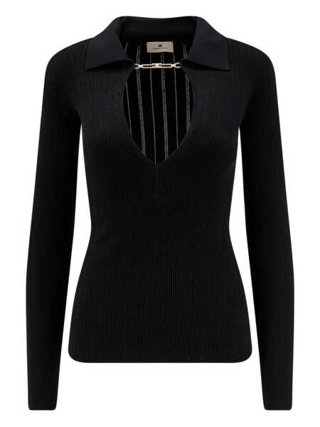 Pulovere Elisabetta Franchi Elisabetta Franchi Sweater Black Femei (BM 18746088) 1