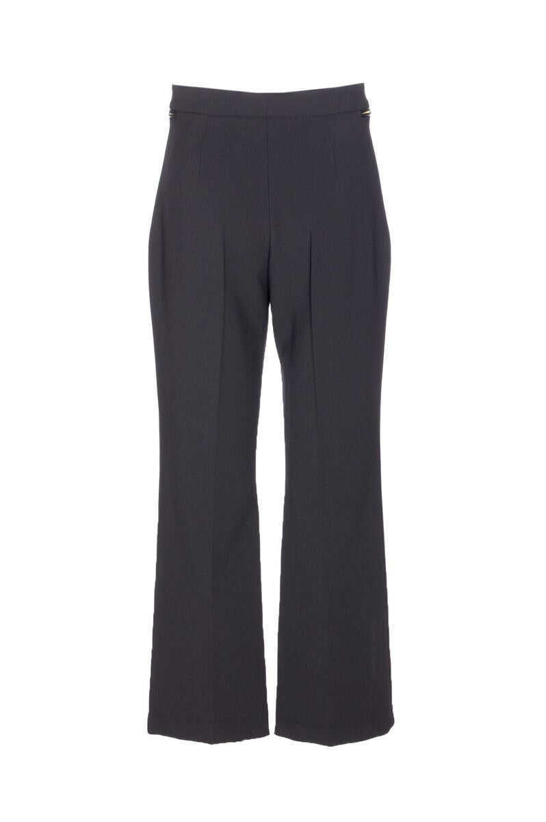 Pantaloni casual Elisabetta Franchi Elisabetta Franchi Trousers Black Femei (BM 18746235) 2