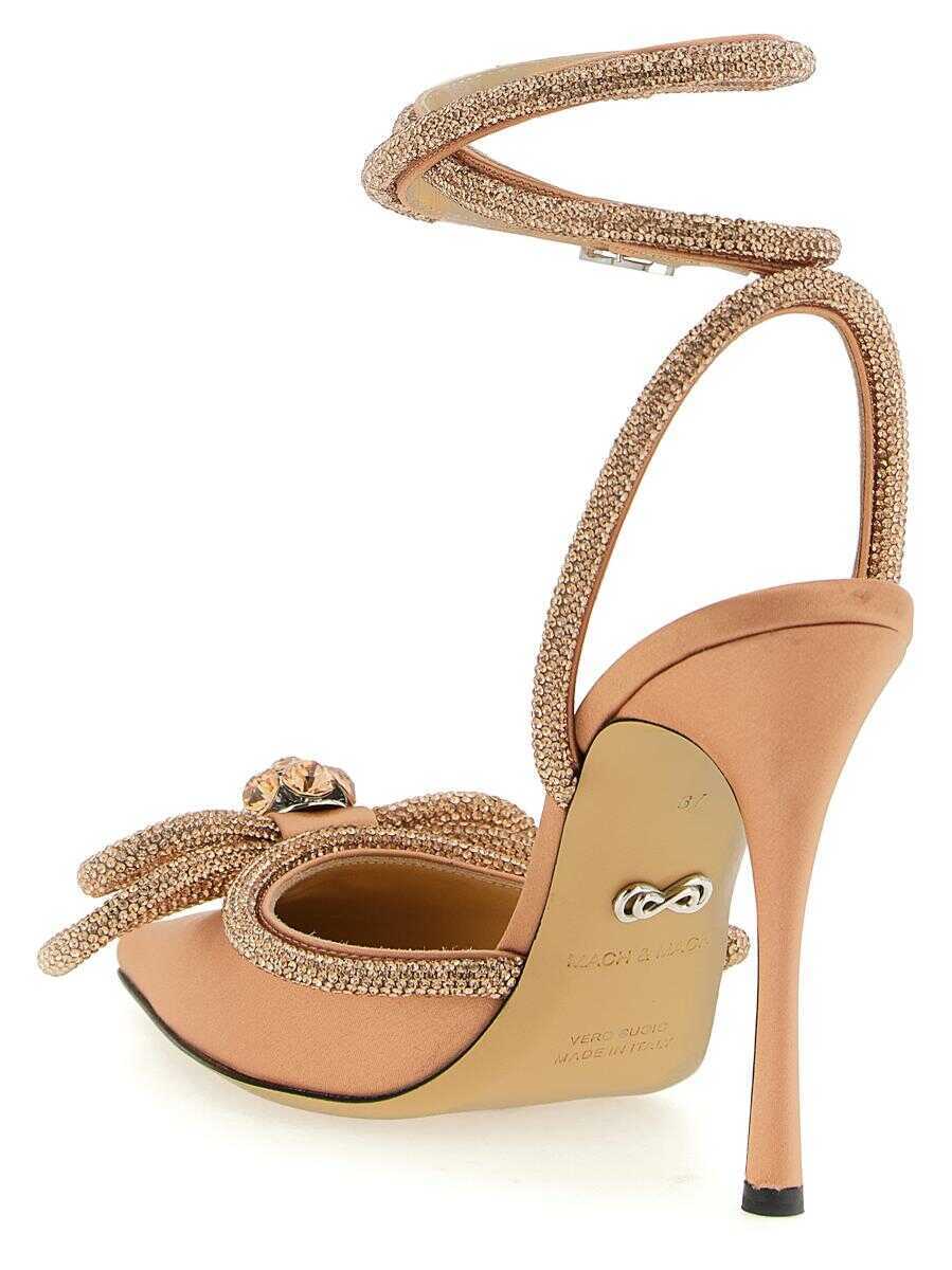 Pantofi cu toc MACH & MACH Mach & Mach Double Bow Pumps PINK Femei (BM 18746271) 3