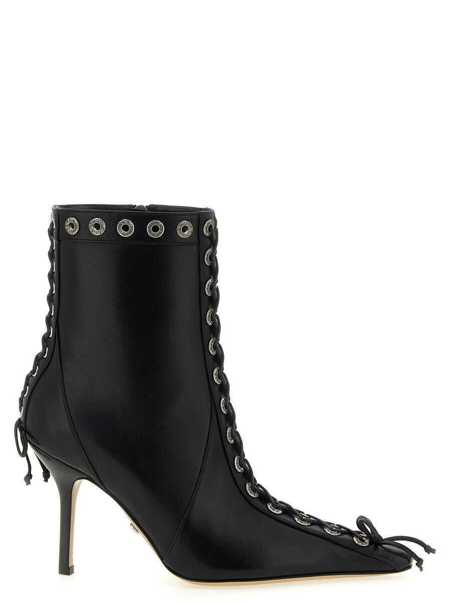 Bocanci MACH & MACH Mach & Mach Crystalized Corset Ankle Boots Black Femei (BM 18746274) 1